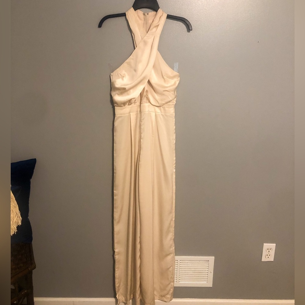 Do + Be Cream Jumpsuit